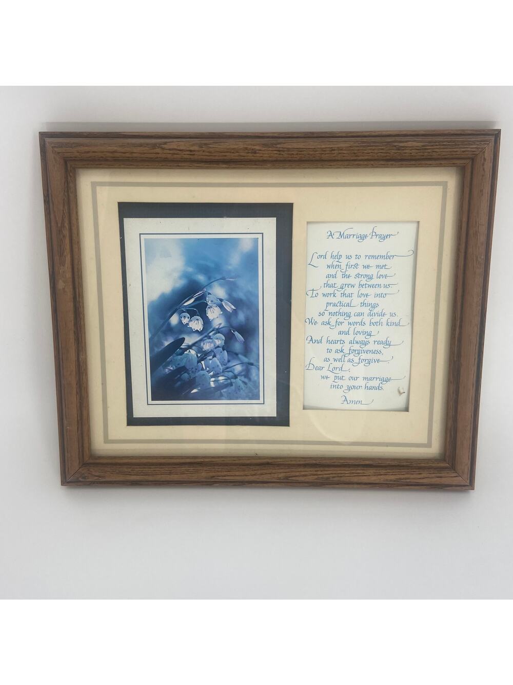 Framed Marriage Prayer
